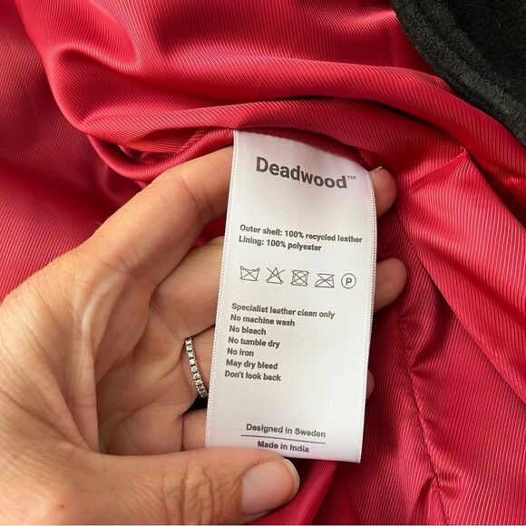 Deadwood River Suede Motorcycle Jacket 42 - Picture 4 of 8